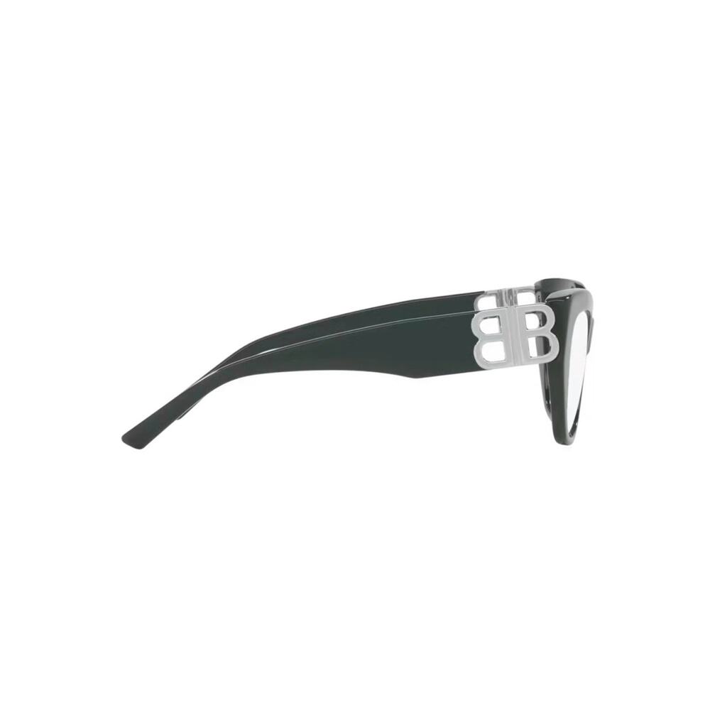 NEW!!! Balenciaga BB0312O 005 Gray Cat-Eye Glasses with Silver BB Logo Authentic - Picture 5 of 11
